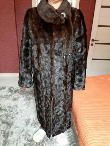 Шуба, Норка, Длинная модель, XL