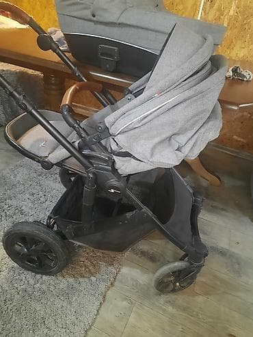 easy walker: Детская коляска 2 в 1 Sellinax (логотип Italia) в универсальном сером — 3