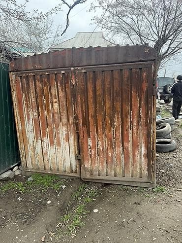 Уход и хранение одежды: Металлические ворота распашные - Материал: стальной лист с — 1