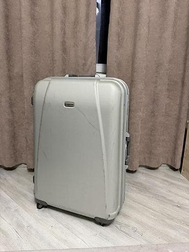 Сумкалар: Чемодан, Материалы: Желим, Чоң (70 л ашык, Катуу корпус — 2