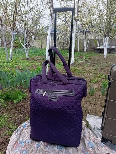 дорожные рюкзаки: Набор дорожных сумок и чемоданов на колёсах в отличном состоянии — 3