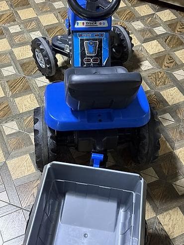 скутеры детские: Детский педальный трактор с прицепом - Тип: педальная машинка-трактор — 3