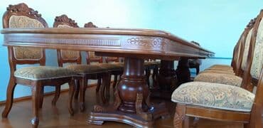 столы из нержавейки бу: Стол длина 5 метр. столду кичирейтсе болот. Стул 20 штук. Материал — 7