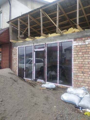 алюминиевый профиль для светодиодной ленты: Алюминиевое/ПВХ остекление фасада с дверным блоком - Панорамные — 1