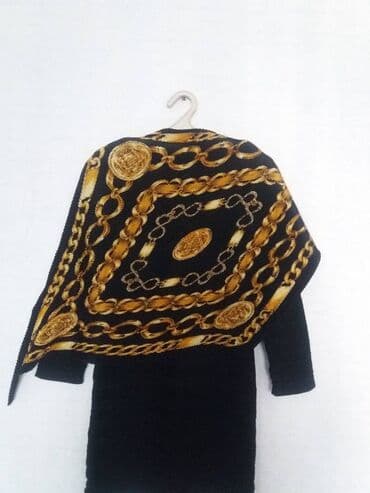 Женская обувь: Продаю новый шарф-платок, Корея (гофрированный шелк). Носить можно как — 7