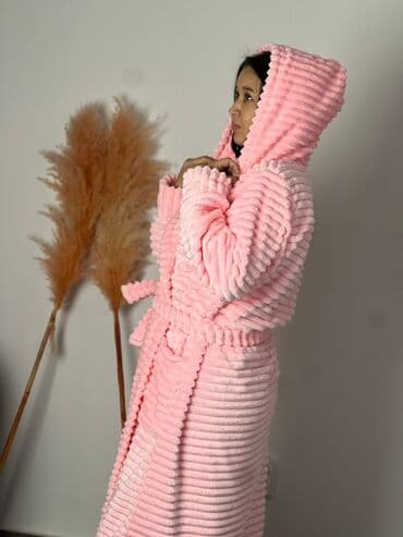 штапель узбекский фасоны платьев для дома: Халат, Пенка, Китай, В полоску, L, XL, 2XL — 3