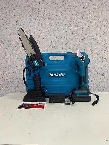 электропил: Аккумуляторный набор для сада Makita: мини-цепная пила + электрические — 1
