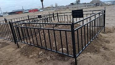 декор забор: Металлические ограды для захоронений - Назначение: оформление — 1