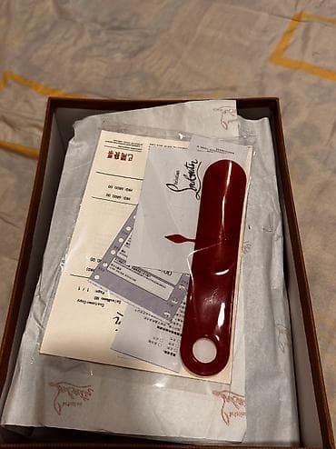 кожа батинка: Мужские кроссовки, 41, Christian Louboutin, Новый, цвет - Синий, Самовывоз — 4