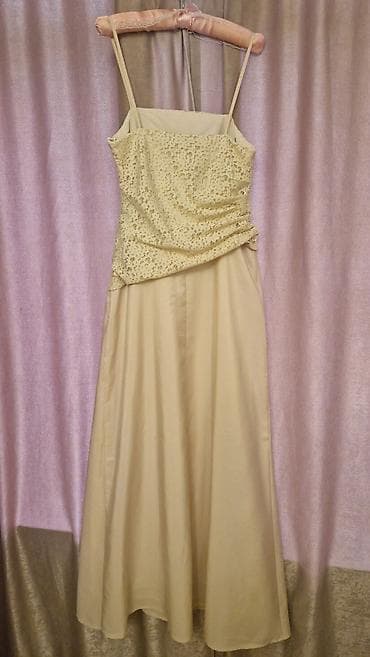 платя айвори клубная: Вечернее платье, А-силуэт, Без рукавов, L — 2