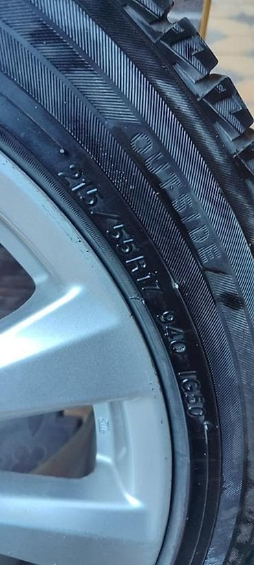 зимние шины камри: Колеса в сборе 215 / 55 / R 17, Зима, Б/у, Комплект, Легковые, Литые, отверстий - 5 — 3