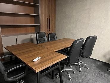 table study: Переговорный комплект для офиса - Стол для переговоров, составленный — 1