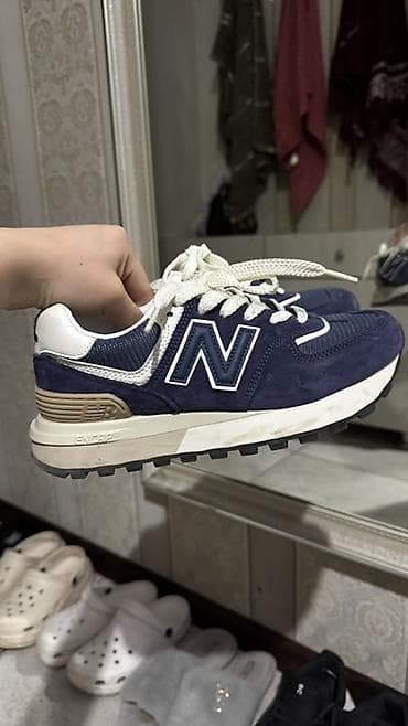 Кроссовки, 37, New Balance, Б/у, цвет - Синий