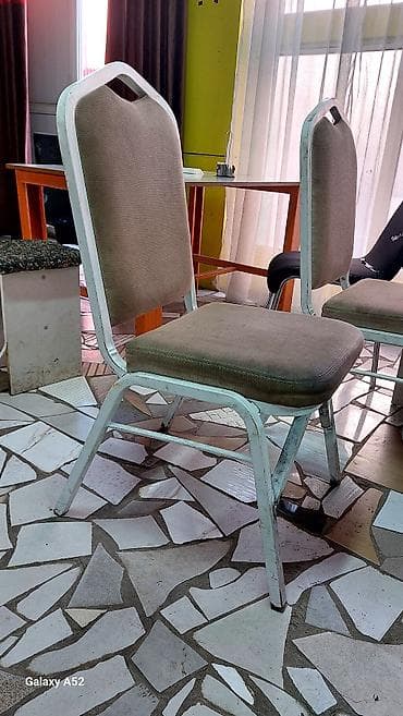 кафе с кабинками: Стол и стул для кафе — 3