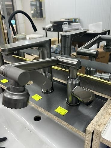 крана: Однорычажный Смеситель для раковины, Новый, Материал: Цинк, Самовывоз, Бесплатная доставка, Платная доставка — 5