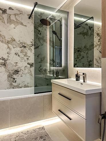 Недвижимость: 2 комнаты, 53 м², Элитка, Кок-Жар мкр Элитка, 6 этаж, Дизайнерский ремонт — 6