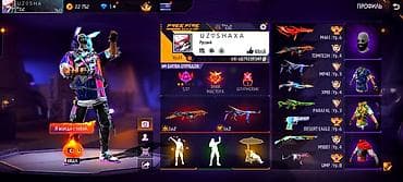 Игровой аккаунт Free Fire (UZ♡SHA, UID на скрине) Основное: - Уровень