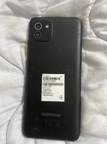 lenovo legion: Samsung Galaxy A03, Б/у, 32 ГБ, цвет - Черный, 2 SIM — 2