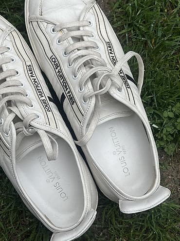 luis vitton: Мужские кроссовки, 44, Louis Vuitton, Б/у, цвет - Белый, Платная доставка — 3