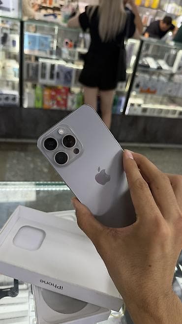 iphone cr: IPhone 15 Pro Max, Б/у, 256 ГБ, Natural Titanium, 85 % — 3