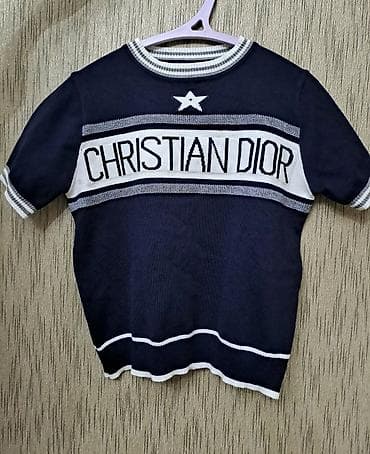 dior куртка: Футболка с коротким рукавом Christian Dior (реплика) - Трикотажная — 1