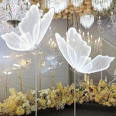 цветы светильники: Новая Светящиеся декоративные бабочки на стойках — эффектный декор для — 1