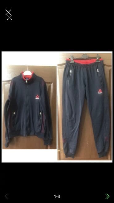 брендовые мужские спортивные костюмы из турции: Продаю спортивка, мужские, в хорошем состоянии, размер 44-46 — 1