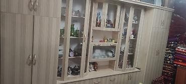 стенка белый: Стенка-шкаф, Тип стенки-шкафа: Модульная, Для зала, Особенности: С отделением под телевизор — 2