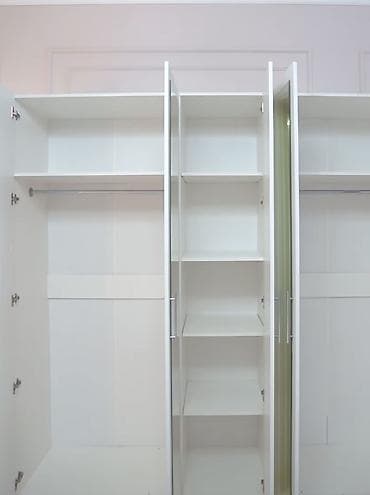 Продаю гарнитур б/у белый кровать шкаф зеркало комод — 7