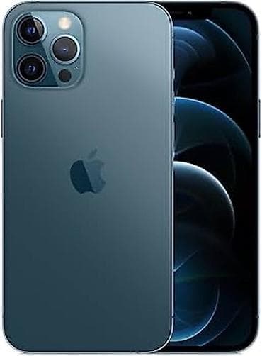 apple 12 mini: IPhone 12 Pro Max, Новый, 128 ГБ, Pacific Blue, Зарядное устройство, Защитное стекло, Чехол, 89 % — 1
