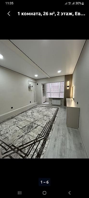 Недвижимость: 1 комната, 25 м², 108 серия, 2 этаж, Евроремонт — 1