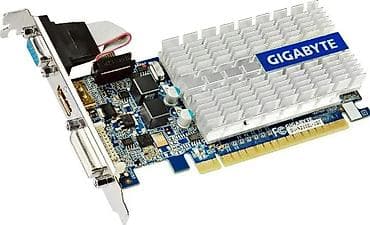 Видеокарта для ПК, Б/у, Gigabyte, GeForce GT, До 2 ГБ