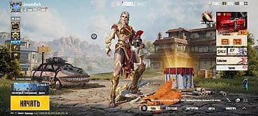 задний фон: Игровой аккаунт PUBG Mobile Основное: - Ник: JacquesBach, UID: - — 5