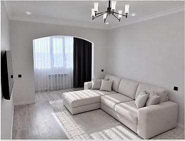Недвижимость: 1 комната, 45 м², Киргизия 1 107 серия, 7 этаж, Свежий ремонт — 1