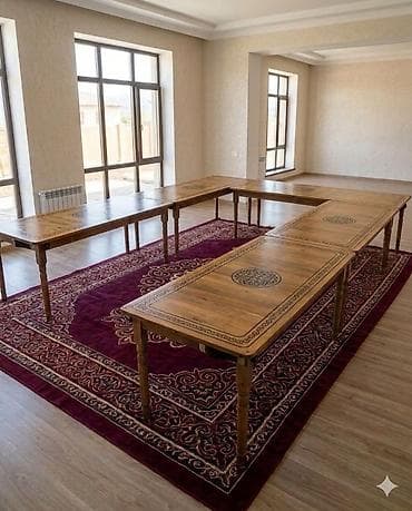 Комплекты столов и стульев: Стол и стул для зала, Новый, Платная доставка, цвет - Голубой — 1