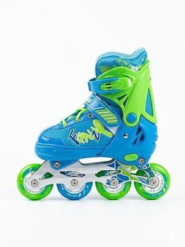 детские раздвижные коньки: Детские раздвижные роликовые коньки - Формат: inline (4 колеса в ряд) — 1