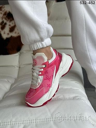 Ботинки и ботильоны: Кроссовки, 38, Louis Vuitton, Новый, цвет - Розовый — 5