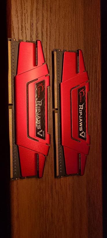 note: Оперативная память, Б/у, G.SKILL, 16 ГБ, DDR4, 2400 МГц, Для ПК — 2