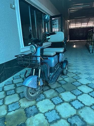 грузавой электрик: Электрический трехколесный скутер с двумя сиденьями - Конфигурация 3 — 1