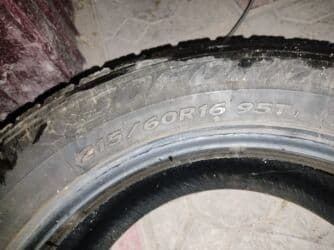 купить зимнюю резину бу на 16: 215/60/16 3шт. Обмен на R15 шины г.Бишкек — 5