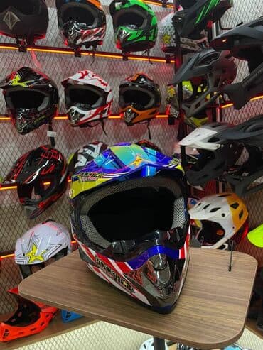 купить муравей новый: Кроссовый,Эндуро Мото ШЛЕМфул фейс+ 3 ПОДАРКИ — 4