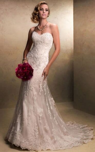 купить свадебное платье недорого: Свадебное платье, XL, Дизайнерское, Б/у — 4