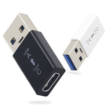 card reader бишкек: Адаптер OTG переходник Type C (female) - USB 3.0 (male) - Black — 1