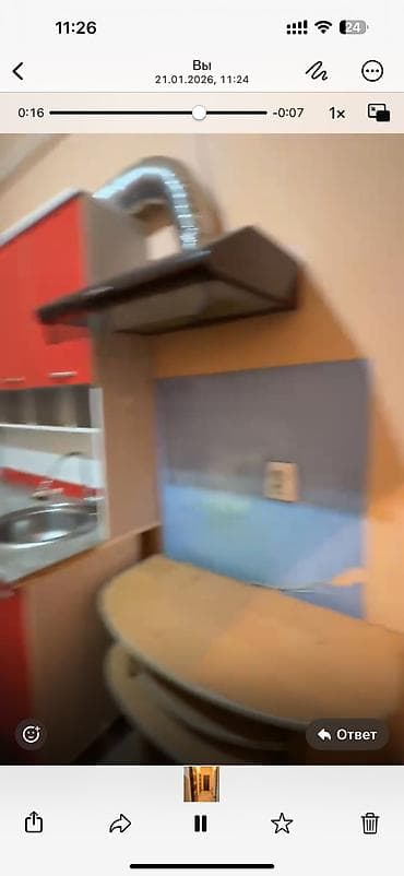 hostel osh: 2 комнаты, Собственник, Без подселения, С мебелью полностью — 3