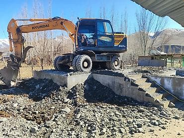 Экскаватор, Hyundai, 2010 г., Дөңгөлөктүү — 1