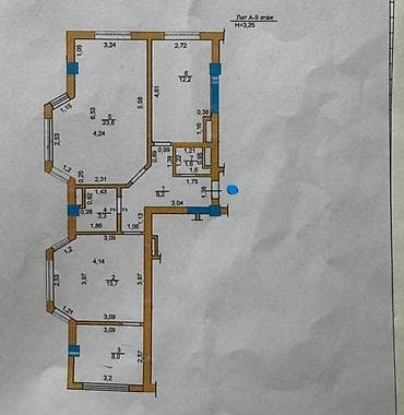 Квартиры: 2 комнаты, 73 м², 12 мкр Элитка, 9 этаж, Евроремонт — 7