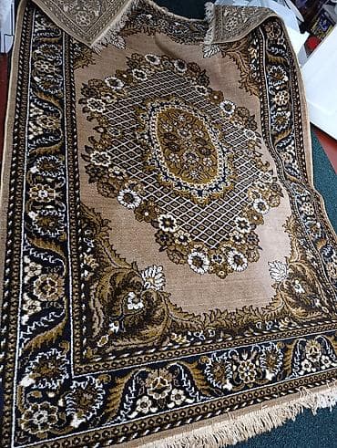 Ковер с классическим восточным орнаментом - Форма: прямоугольный - at lalafo.kg Ковер с классическим восточным орнаментом - Форма: прямоугольный -