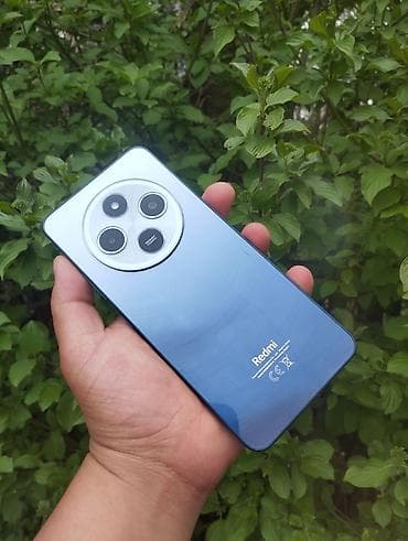 телефон poco m3: Redmi, Redmi 14C, Б/у, 128 ГБ, цвет - Синий, 2 SIM — 1