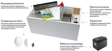 агрегаты: Инкубатор Норма Парк Вместимость — 120 куриных яиц, или 40 гусиных — 3