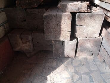 МДФ: Брус деревянный, квадратного сечения. 18×18см×5.5м - Сечение: около — 3